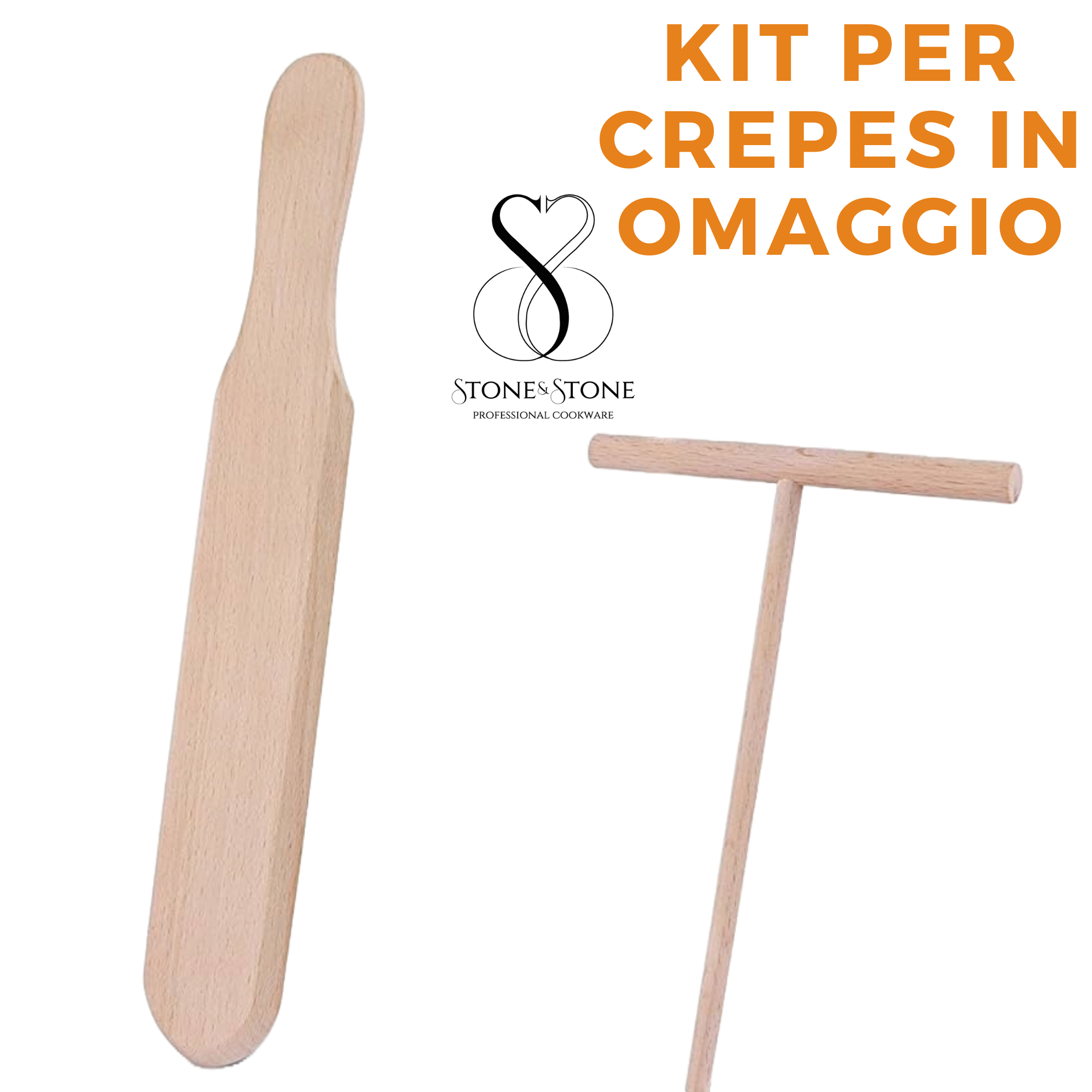 CREPIERA 26CM Antiaderente in pietra fondo a induzione in acciaio