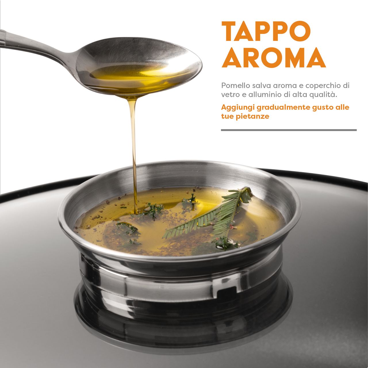 PENTOLA 28 CM induzione in pietra SUPER antiaderente pentola casseruola cuoci pasta con fondo in acciaio + coperchio