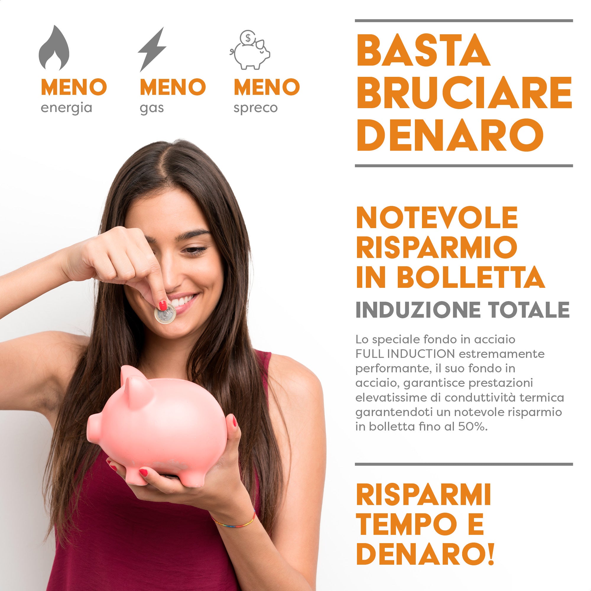 PENTOLINO DA LATTE 16 CM induzione in pietra SUPER antiaderente pentola casseruola cuoci pasta con fondo in acciaio + coperchio