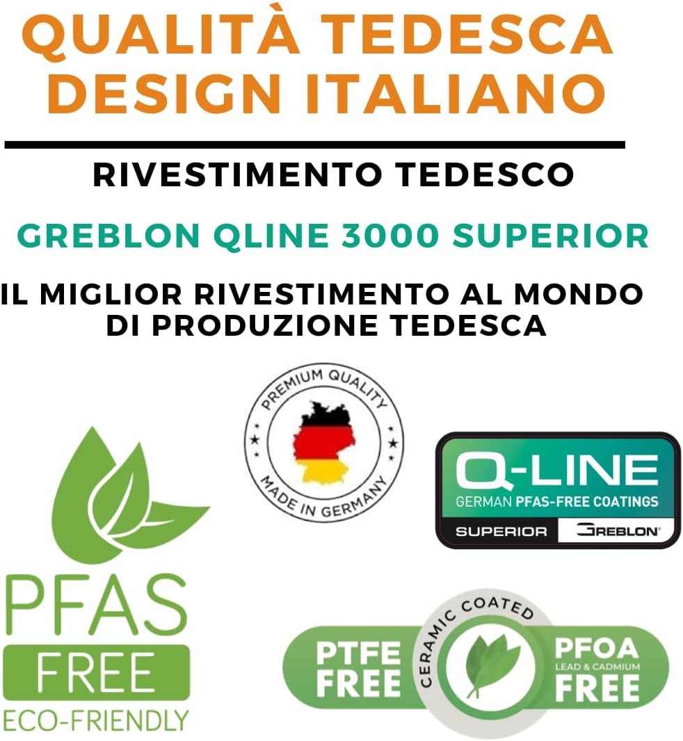 Stone&Stone Piastra Grill Induzione Rettangolare, Bistecchiera BBQ Professionale Super Antiaderente, Rivestimento Tedesco Greblon, Fondo Acciaio Pieno, Forno e Gas, Senza PFAS, PTFE e PFOA + pinza